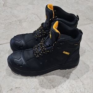 DeWalt Men's Black and Yellow Work Boots